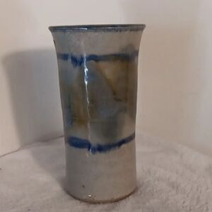 Handcrafted Art Pottery Stein Mug 7" Tall